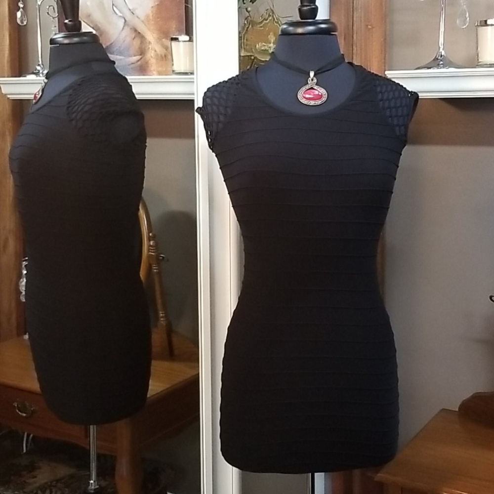 Soho Girls black mini dress size s/m